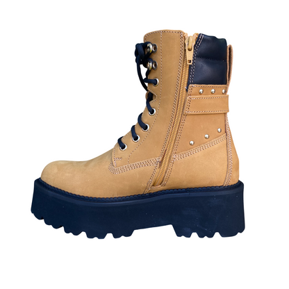 Cult Rocky 4641 Mid W Stivaletto Donna Nubuck Castagna - CLW464104
