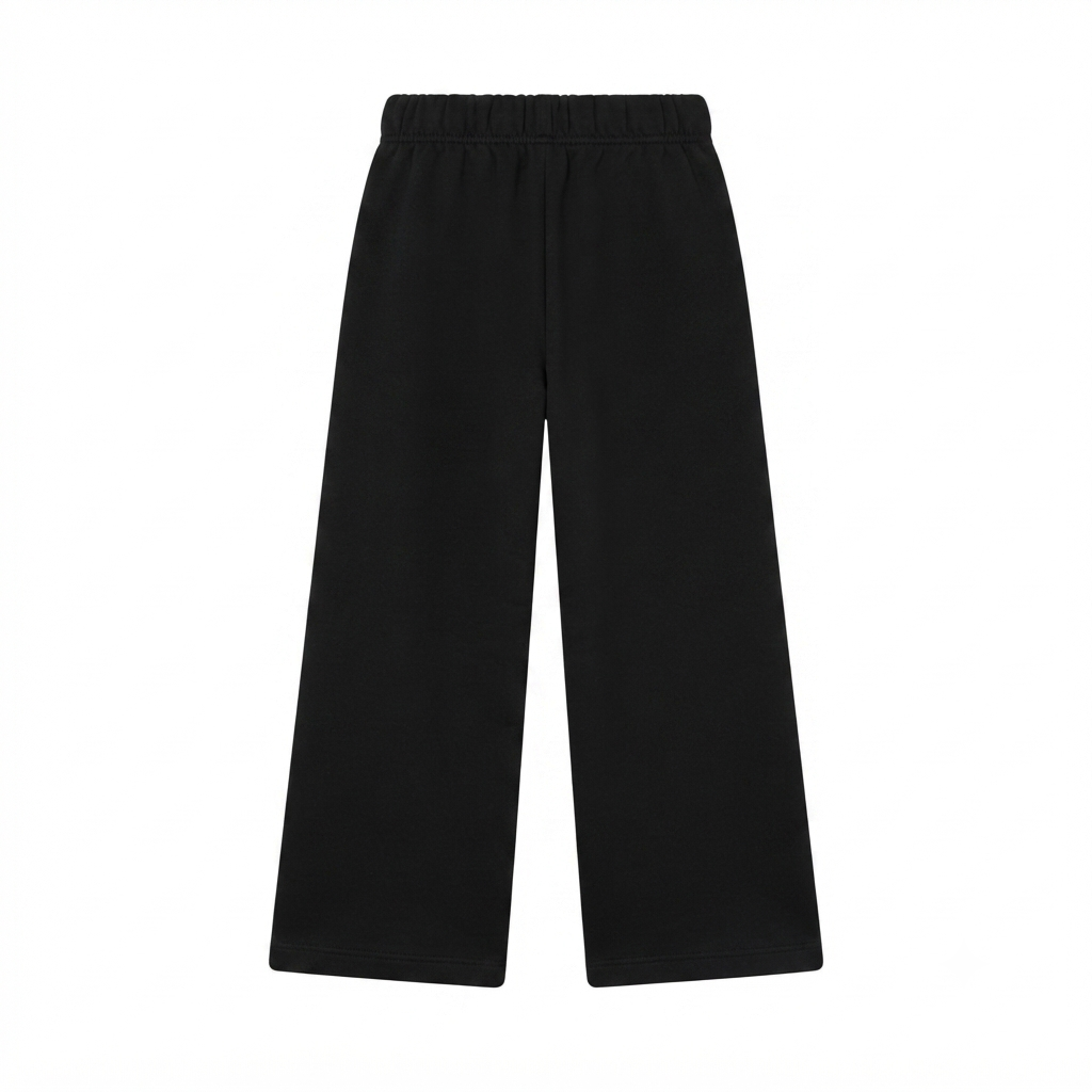 Calvin Klein pantalone sportivo da ragazza Logo Wide Leg LVCKTJC38G BEH nero