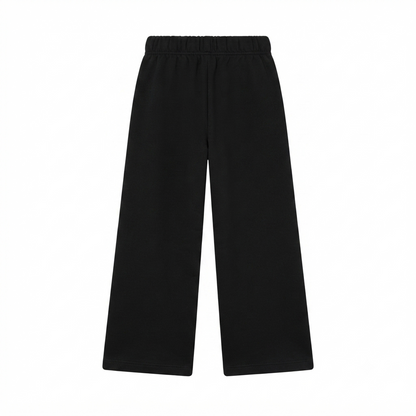 Calvin Klein pantalone sportivo da ragazza Logo Wide Leg LVCKTJC38G BEH nero