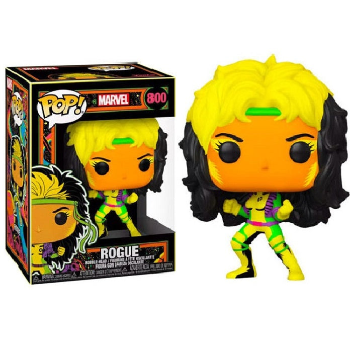 Funko Pop Marvel X-Men Rogue Black Light 800 Actionfigur Vinyl Special Edition