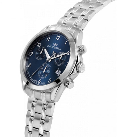 Philip Watch Blaze Quarzkronograph R827 blau