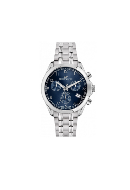 Philip Watch Blaze Quarzkronograph R827 blau