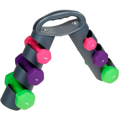 Tragbarer Hantelständer, klappbar, für Gewichte, Fitnessstudio