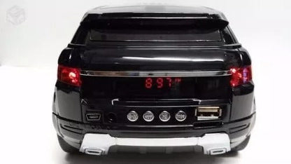 AKAI RANGE ROVER EVOQUE SPEAKER BLUETOOTH AUX USB CASSA STOP LED PORTATILE NERO