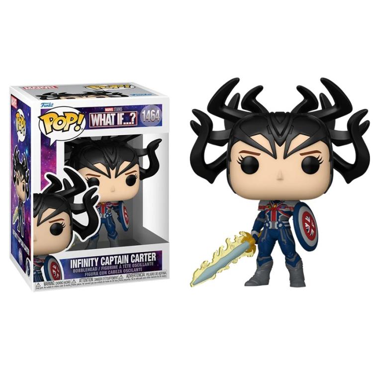 Funko Pop Marvel Studios What If...? (1464) Infinty Captain Carter Vinyl Figur