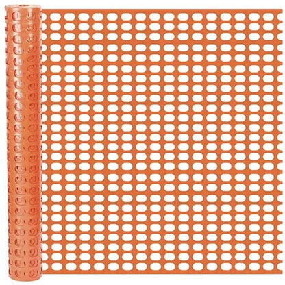 Rete cantiere arancione 140 gr/mq rotolo 120 cm x 50 m