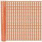 Orange construction netting 140 gsm roll 120 cm x 50 m