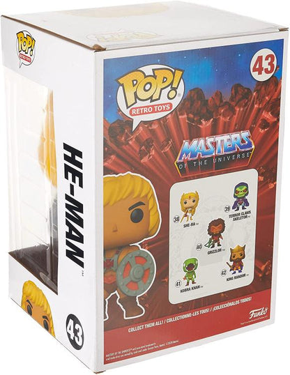 Funko Pop ! Retro Toys Masters Of The Universe -  He-Man (43) Vinyl Figure 25 Cm