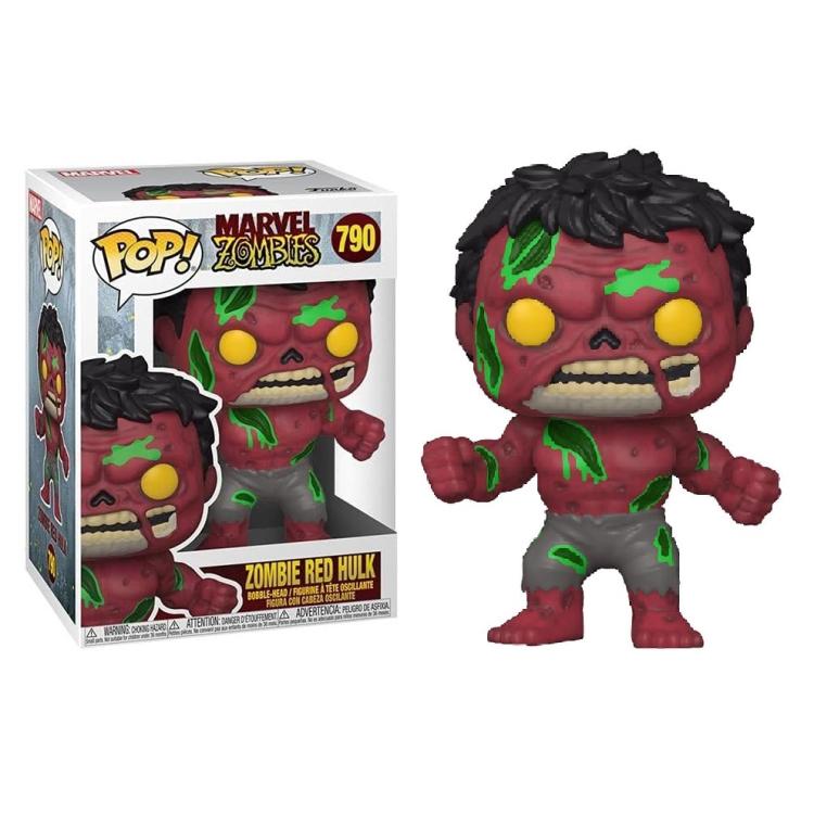 Funko Pop! Marvel Zombies - Red Hulk - (790) Pop Vinyl Figur 9cm