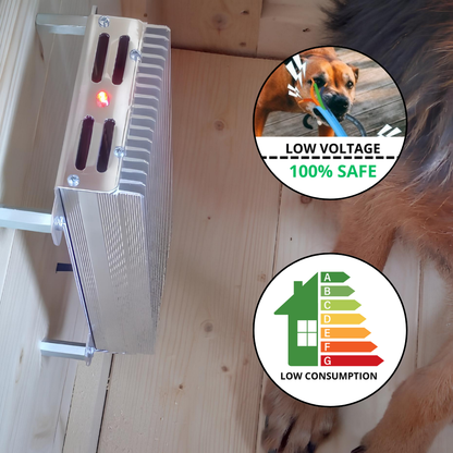 EHS Sofia 75 – Stufetta 12V 75W per Cani Grandi e Box Esterni