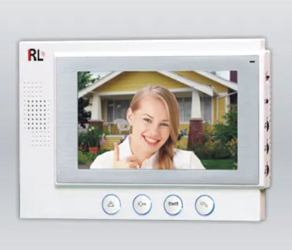 Video-Türsprechanlage, Einfamilienhaus, 7"-Monitor, Türöffner, Außentor Rl-06