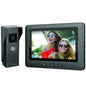 Single-Family Video Intercom Kit Single 7'' Monitor Camera Door Opener | Black