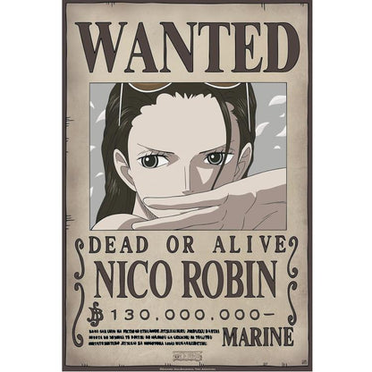 ABYSTYLE (ONE PIECE) POSTER: WANTED NICO ROBIN (52X35) ANIME MANGA LIMITIERT