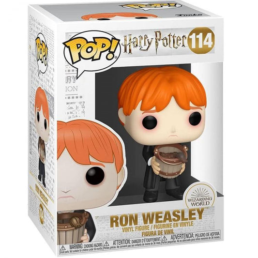 Funko Pop! Harry Potter – Ron Weasley (114) Kotzende Schnecken mit Eimer Figur 9cm