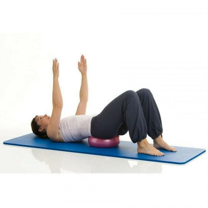 AUFBLASBARES GLEICHGEWICHTSKISSEN BALANCE PROPRIOZEPTIVE SCHEIBE YOGA PILATES | SCHWARZ