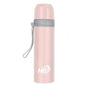 Hb Stainless Steel Thermos 500ml Insulated Bottle (12/24H) Flip-Top Lid | Pink