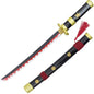 One Piece Katana Mini Bamboo Enma Roronoa Zoro Collectible Sword 42cm Red