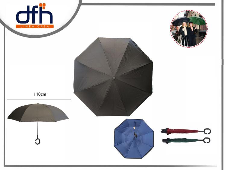Regenschirm Umgekehrt Winddicht Groß 8K Herren Damen