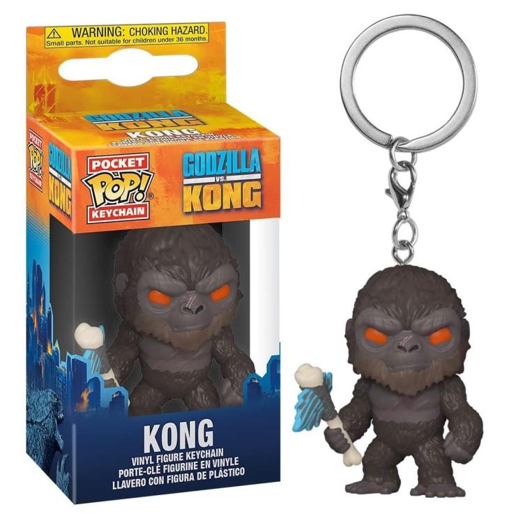 Funko Pop! Keychain Pocket Godzilla vs. Kong - (Kong) Schlüsselanhänger Vinyl Figur