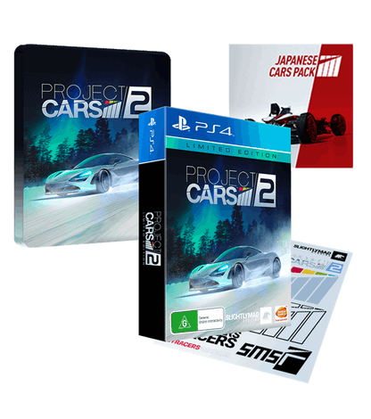 Project Cars 2 Limited Edition Steelbook PS4 Spiel Italienisch Playstation 4 Neu