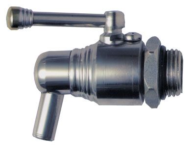 Rubinetto in acciaio inox 3/4 con beccuccio girevole