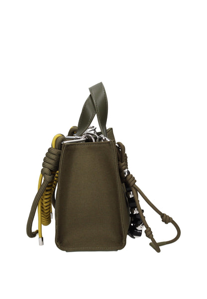 Mini Bag SUN68 Everyday in Tessuto – Borsa a Mano Quotidiana con Charm