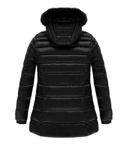 RefrigiWear Piumino Long Mead Fur Jacket W98118 Nero