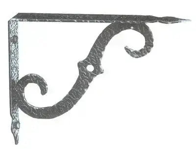 Reggimensola stile in ferro battuto nero diverse misure