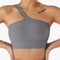 Women's One-Shoulder Sports Bra - Summer Yoga Fitness Top