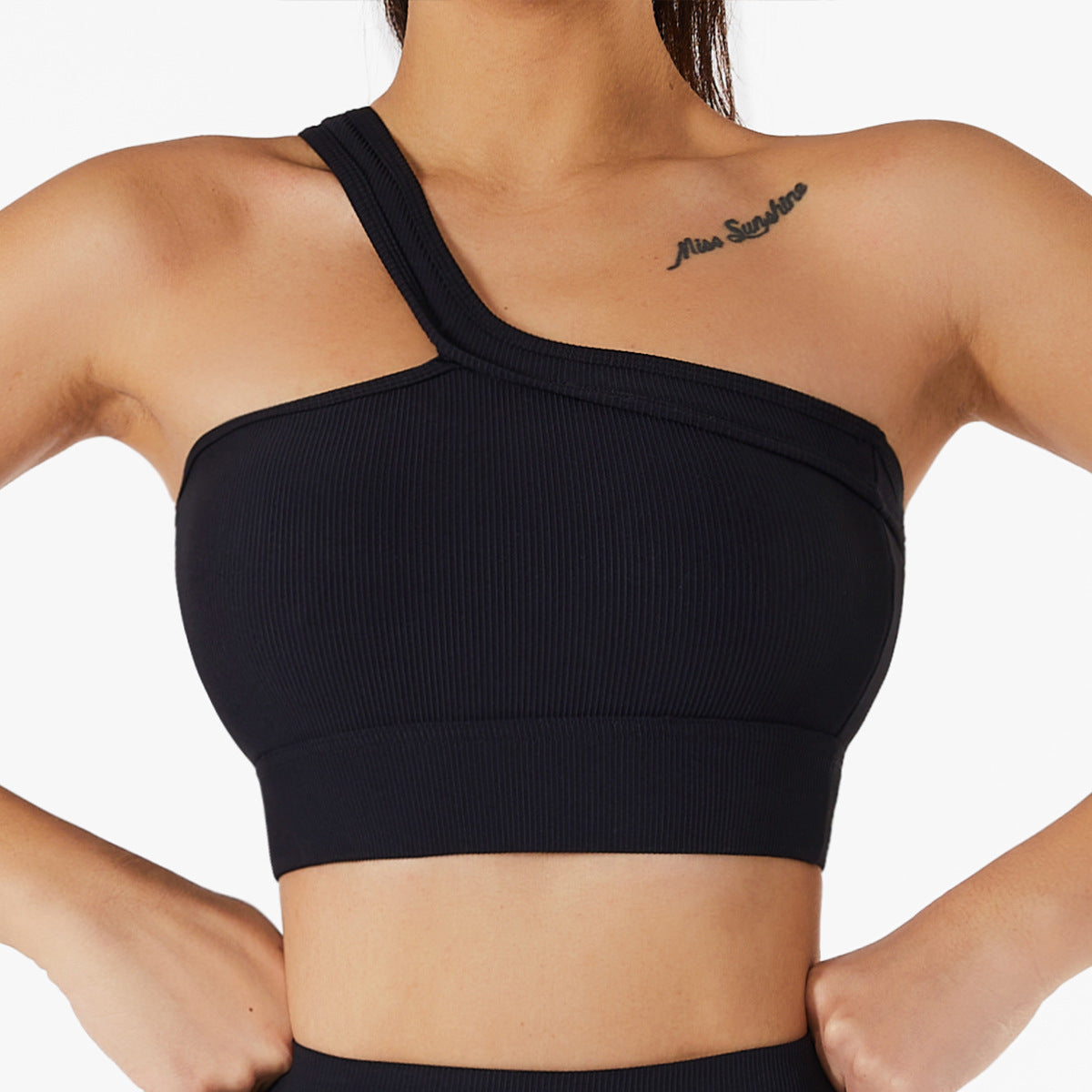 Reggiseno Sportivo Monospalla Donna – Top Yoga Fitness Estivo