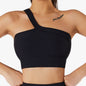 Women's One-Shoulder Sports Bra - Summer Yoga Fitness Top