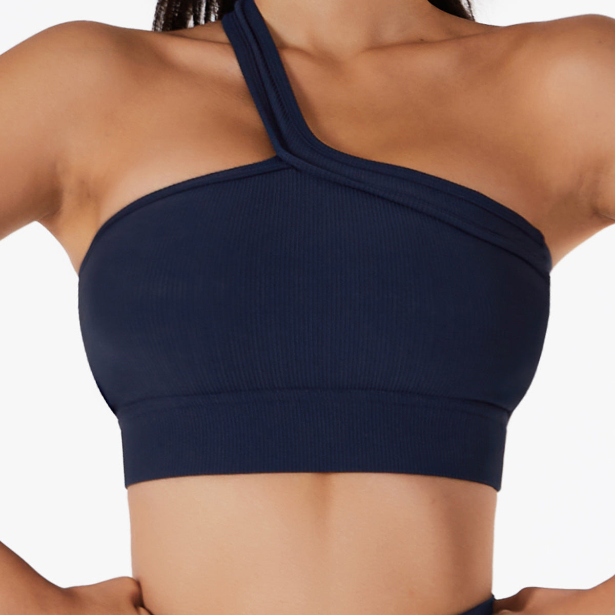 Reggiseno Sportivo Monospalla Donna – Top Yoga Fitness Estivo