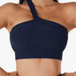 Women's One-Shoulder Sports Bra - Summer Yoga Fitness Top