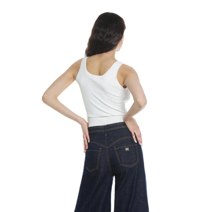 Relish Canotta Corta Donna Dolomis con accessorio RDP2402067008 Latte