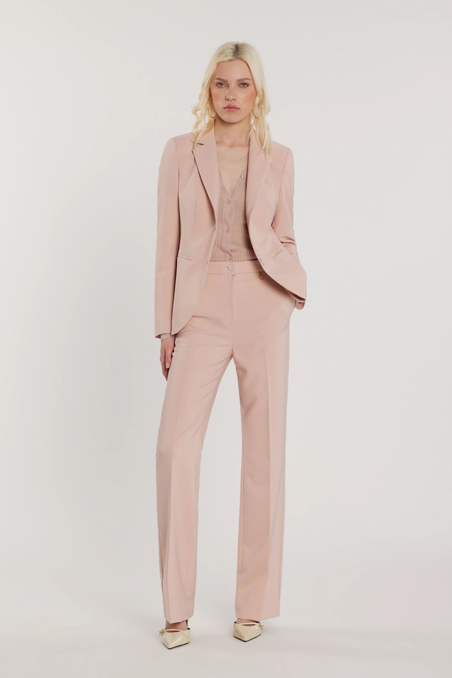 Relish Pantalone INDIANAPOLIS vita alta con tasche francesi RDP2607006060 rosa