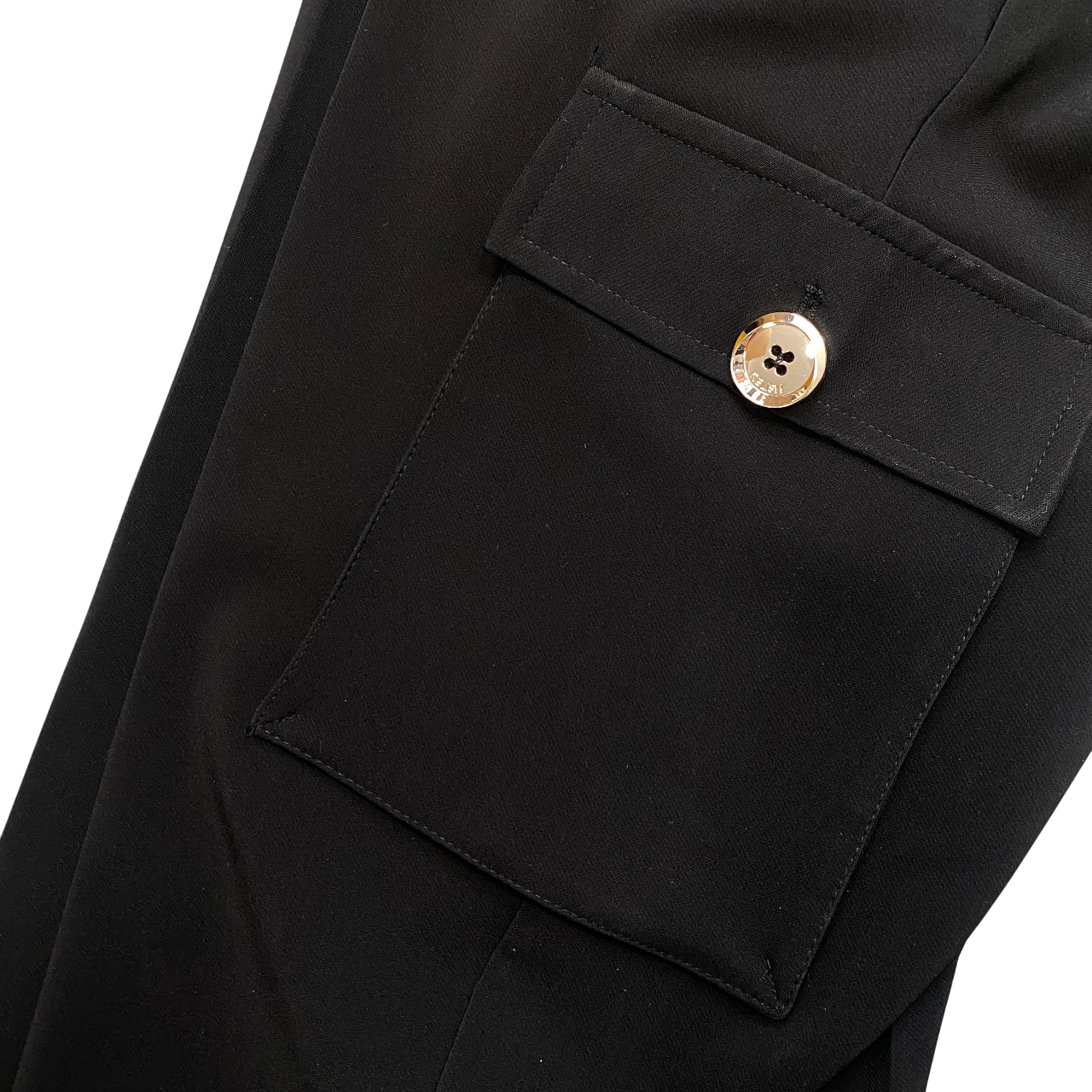 Relish – Pantalone TECLANA Vita Alta con Elastico, Tasconi, Tasche Francesi e Pieghe RDA2507006030 Nero | Comfort Moderno, Versatilità e Stile Made in Italy