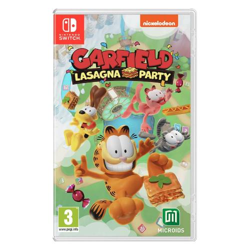 Garfield Lasagna Party Nintendo Switch Spiel Italienisch Neu EU Arcade Versiegelt