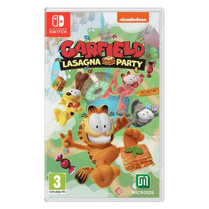 Garfield Lasagna Party Nintendo Switch Spiel Italienisch Neu EU Arcade Versiegelt
