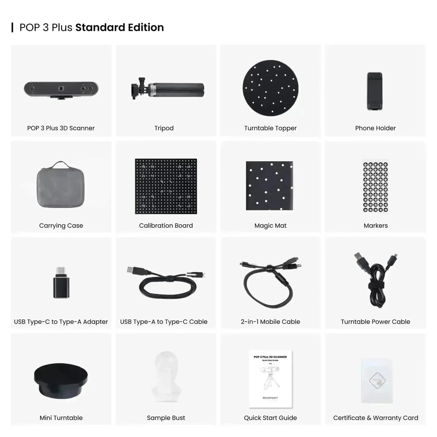 REVOPOINT POP 3 PLUS SCANNER 3D