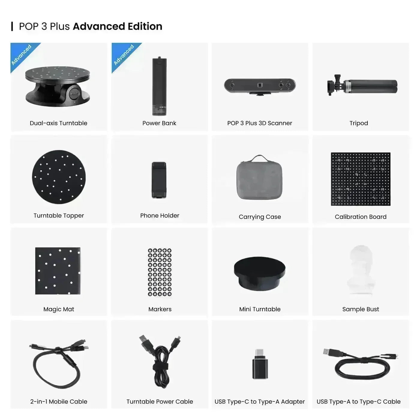 REVOPOINT POP 3 PLUS SCANNER 3D