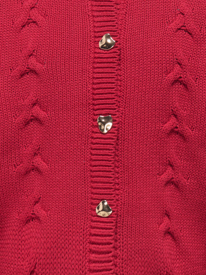 Only maglioncino da ragazza KOGPEPPE Cardigan 15379370 rosso