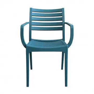 Stapelbarer Sessel Eveline aus Polypropylen – Maße: 58,5x55,2x84cm