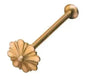 Rosette 15cm art.543 polished gold