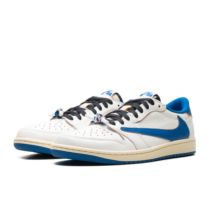 Jordan 1 Retro Low OG SP Fragment x Travis Scott Sail Military Blue