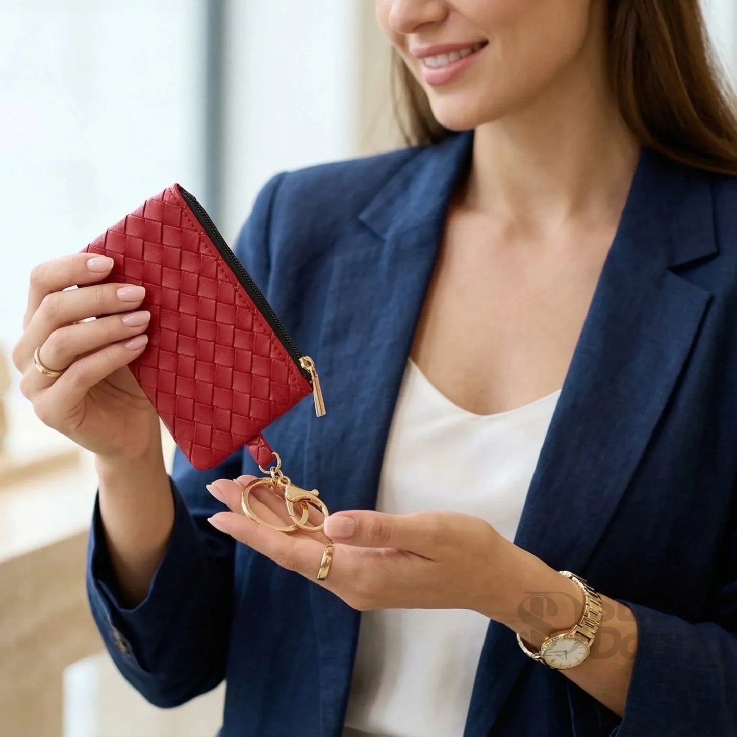 Stile Donna Bags - Ruby Portafoglio Mini Intrecciato
