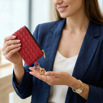 Stile Donna Bags - Ruby Portafoglio Mini Intrecciato