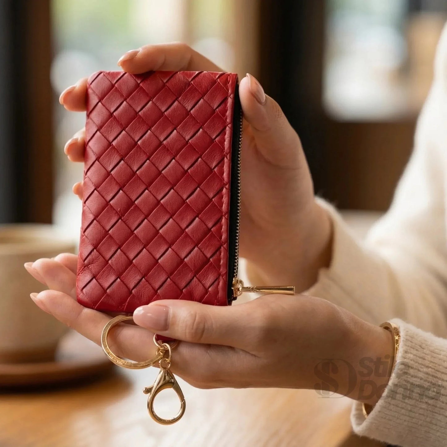 Stile Donna Bags - Ruby Portafoglio Mini Intrecciato
