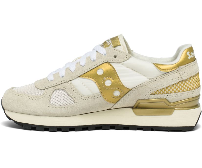 Saucony Shadow Donna Bianco Oro S1108-720 Sneakers Originals