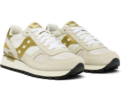 Saucony Shadow Donna Bianco Oro S1108-720 Sneakers Originals
