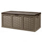 XXL Rattan Style Storage Bench